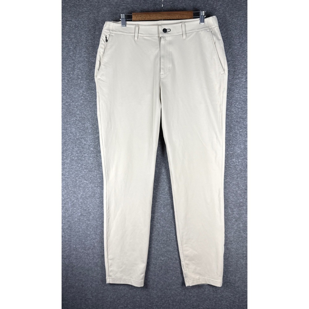Public Rec All Day Every Day Pants Men 32 Tan Tapered Slim Fit Chino Performance